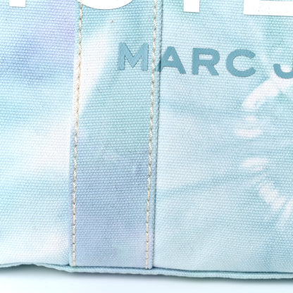 Marc Jacobs Cotton Canvas Tie Dye Medium The Traveler Tote Bag Blue Multi 16 of 16