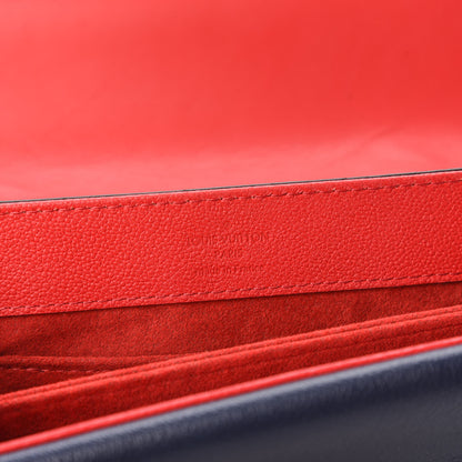 Louis Vuitton Monogram Cuir Plume Ecume Very Chain Bag Rouge Rubis 9 of 10