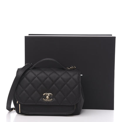 Chanel Caviar Quilted Medium Business Affinity Flap Black 12 of 13