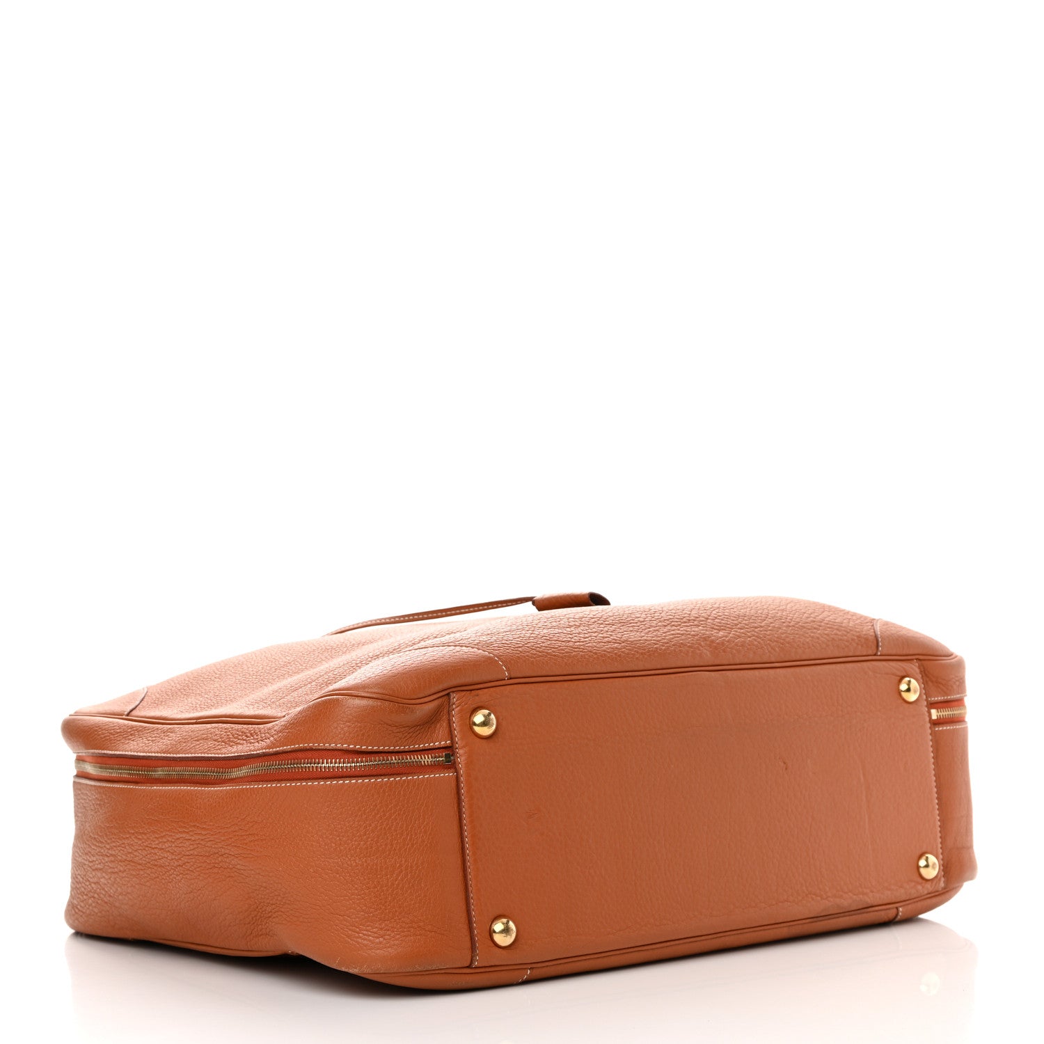 Hermes Taurillon Clemence Victoria 50 Travel Gold 3 of 20