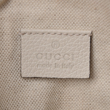 Gucci Grained Calfskin Logo Belt Bag White 6 of 18