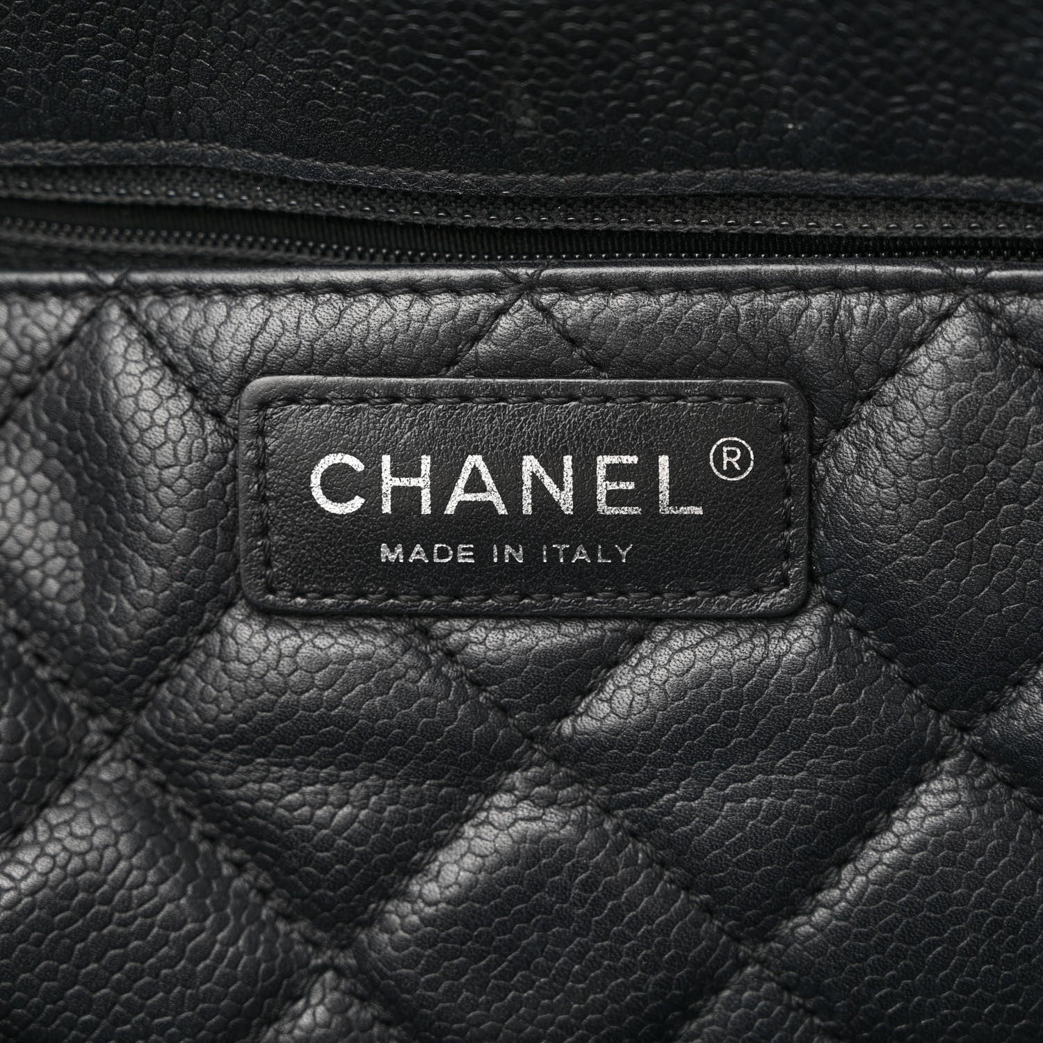 Chanel Caviar Quilted Large CC Box Shopping Tote Black 6 of 24