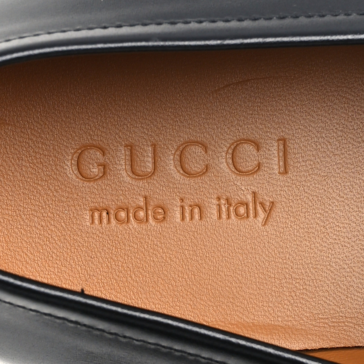 Gucci Guccissima Real Betis Glamour Calfskin Mens Jordy Horsebit Loafers 9 Black 7 of 10