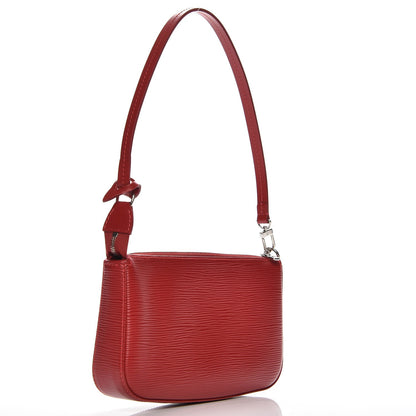 Louis Vuitton Epi Pochette Accessories NM Carmine 3 of 7