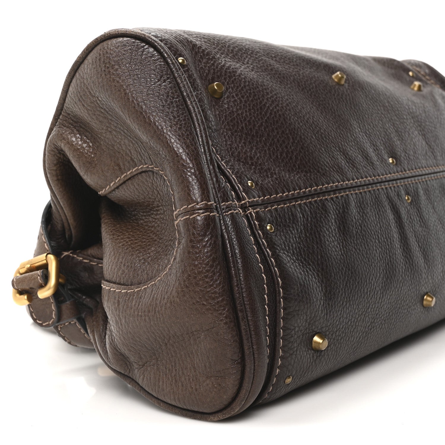 Chloe Calfskin Medium Paddington Satchel Brown 8 of 9