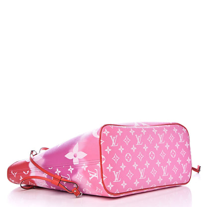 Louis Vuitton Monogram Escale Neverfull MM Rouge 5 of 9