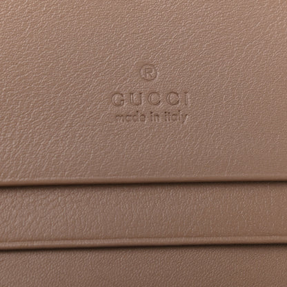 Gucci Calfskin Matelasse GG Marmont Card Case Porcelain Rose 6 of 6