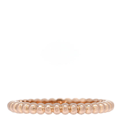 Van Cleef & Arpels 18K Rose Gold Small Perlee Ring 53 6.5 3 of 5