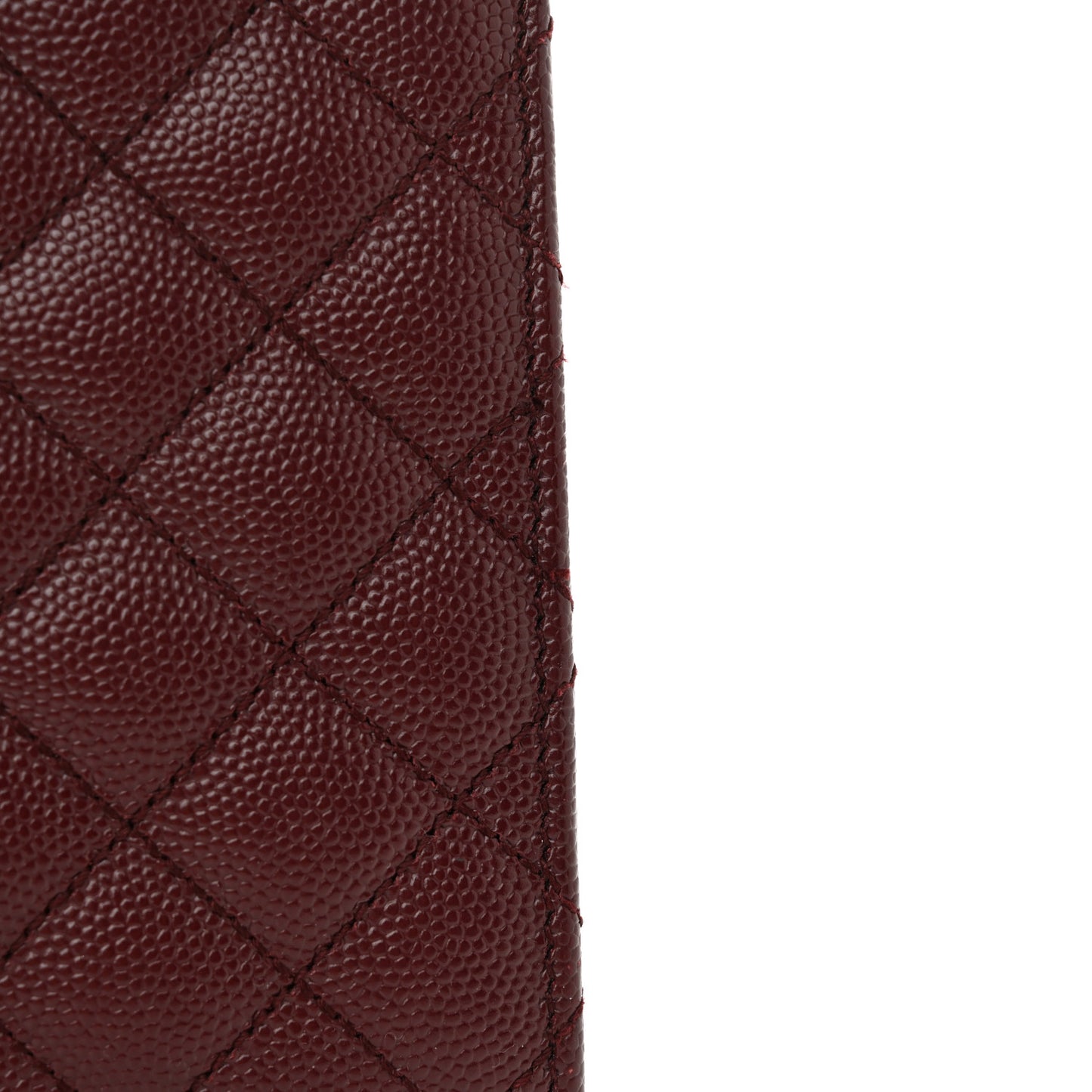 Grain De Poudre Mixed Matelasse Large Triquilt Monogram Satchel Rouge Legion