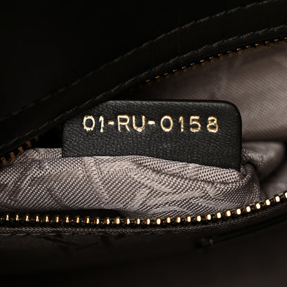Christian Dior Lambskin Cannage Small Lucky Badges My Lady Dior Dark Grey 7 of 20