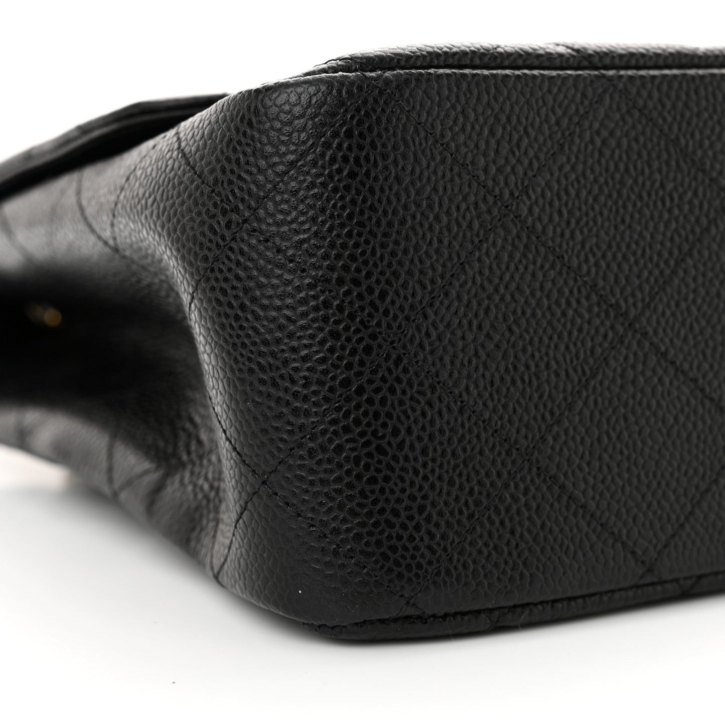 Caviar Quilted Jumbo Single Flap Black