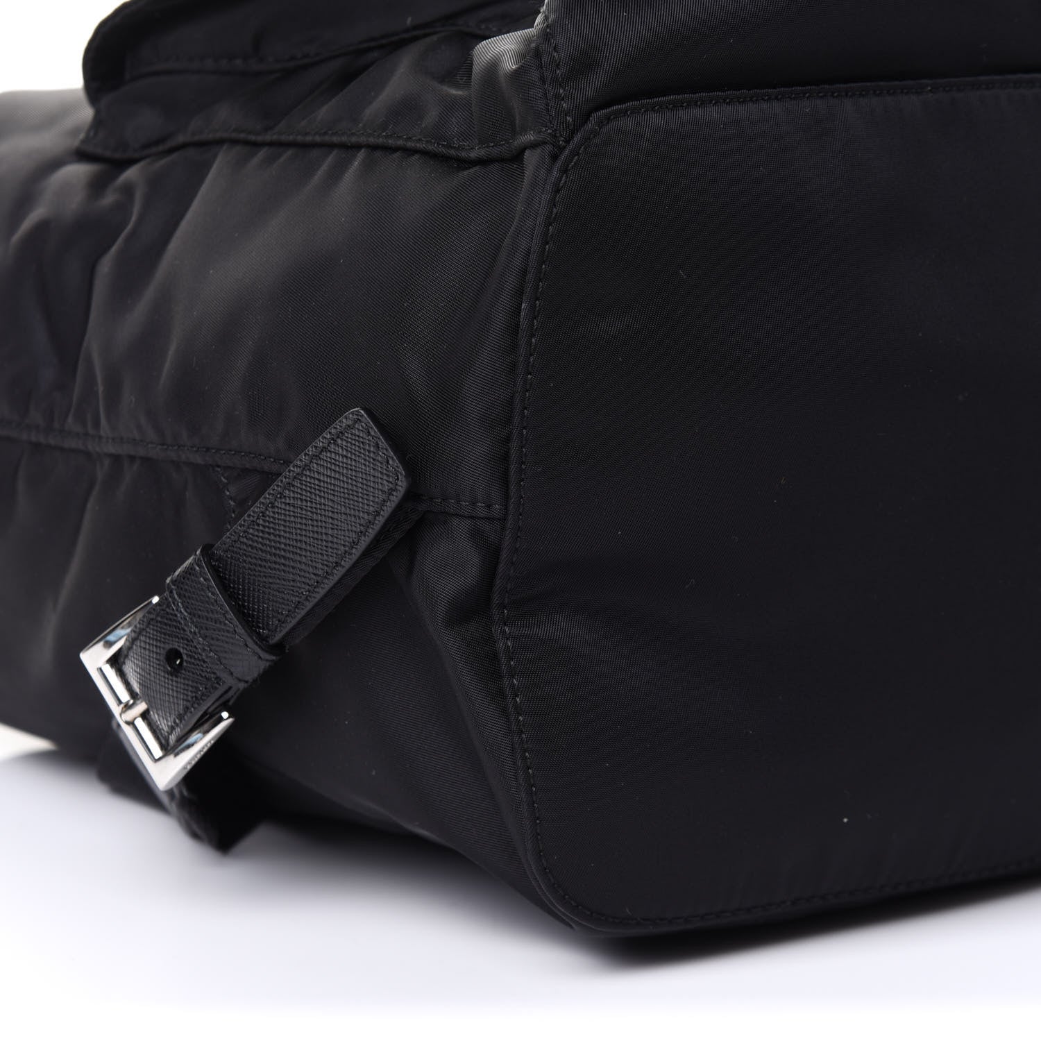 Prada Tessuto Nylon Saffiano Medium Backpack Black 8 of 10