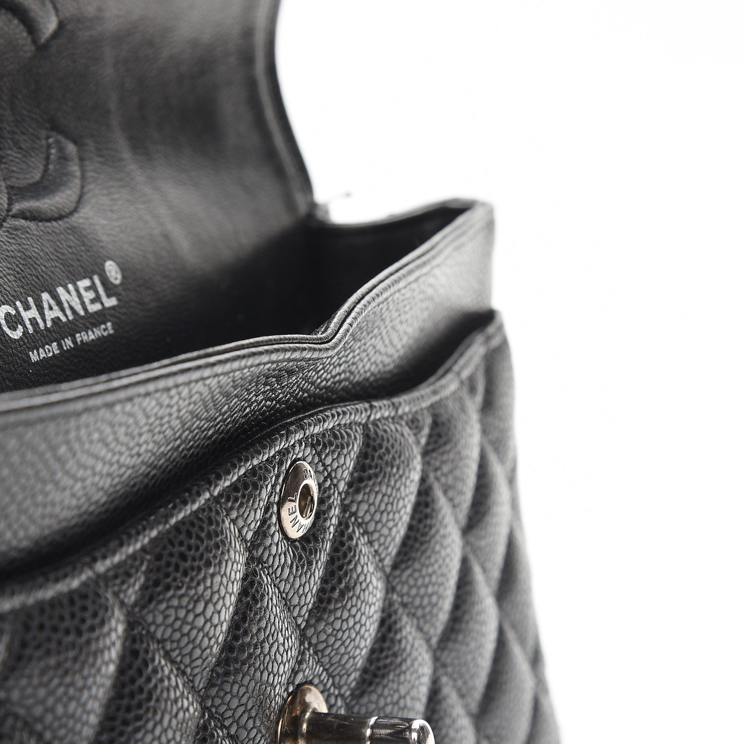 Chanel Caviar Quilted Small Double Flap Black 11 of 15