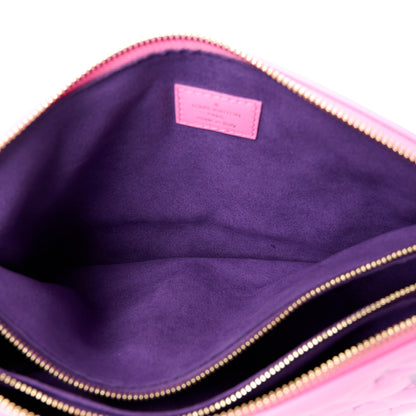 Louis Vuitton Lambskin Embossed Monogram Vuittamins Coussin PM Rose Violet 6 of 11