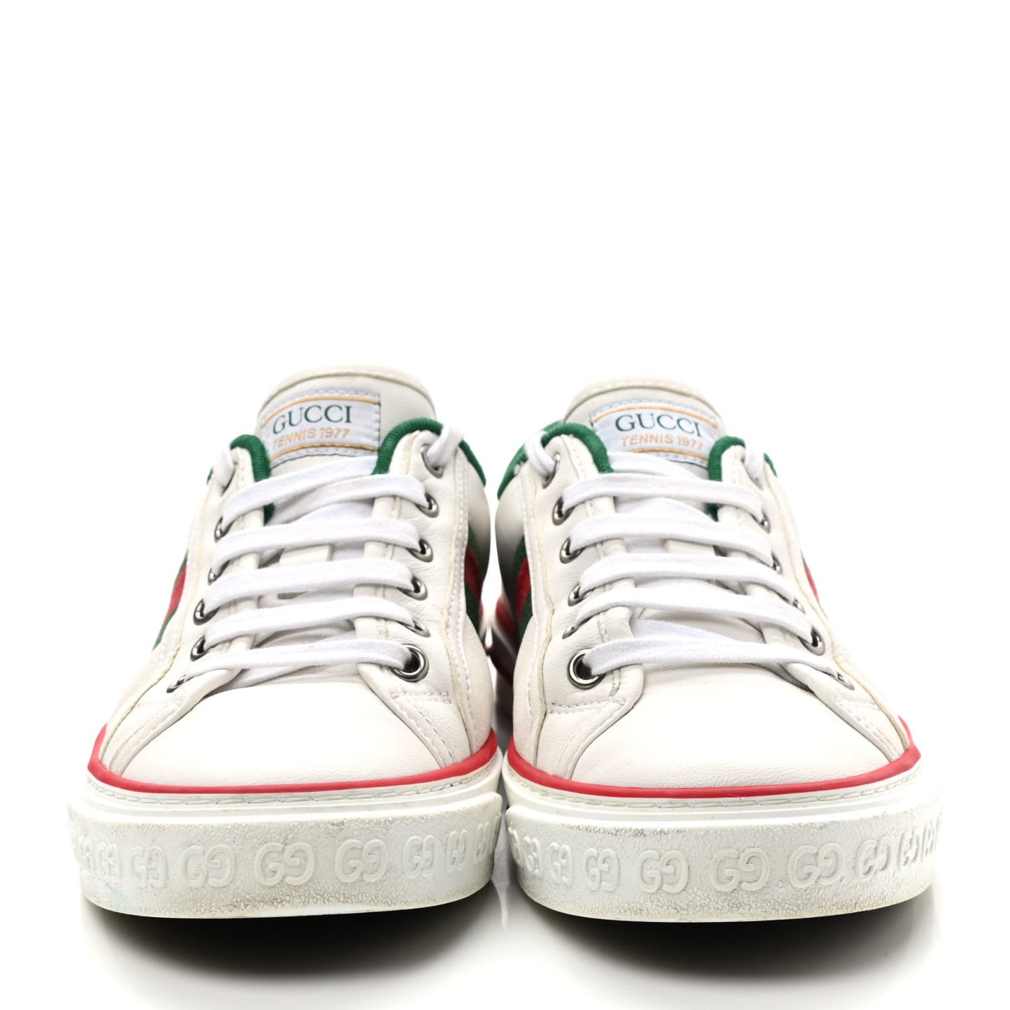 Canvas Web Womens GG Mignon Sneakers 37.5 White