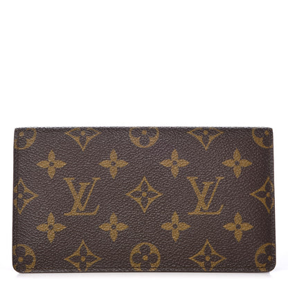 Louis Vuitton Monogram Simple Checkbook Holder Wallet Cover 1 of 7