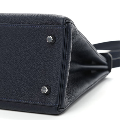 Hermes Togo Kelly Retourne 28 Bleu Nuit 9 of 11