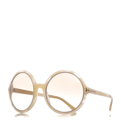 Tom Ford Carrie Sunglasses TF268 Ivory 1 of 9