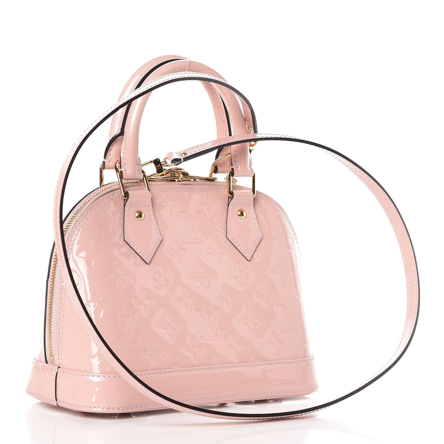 Louis Vuitton Vernis Alma BB Rose Ballerine 4 of 15