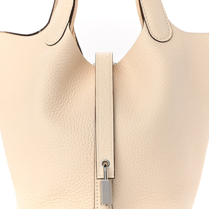 Hermes Taurillon Clemence Picotin Lock 18 PM Nata 7 of 9
