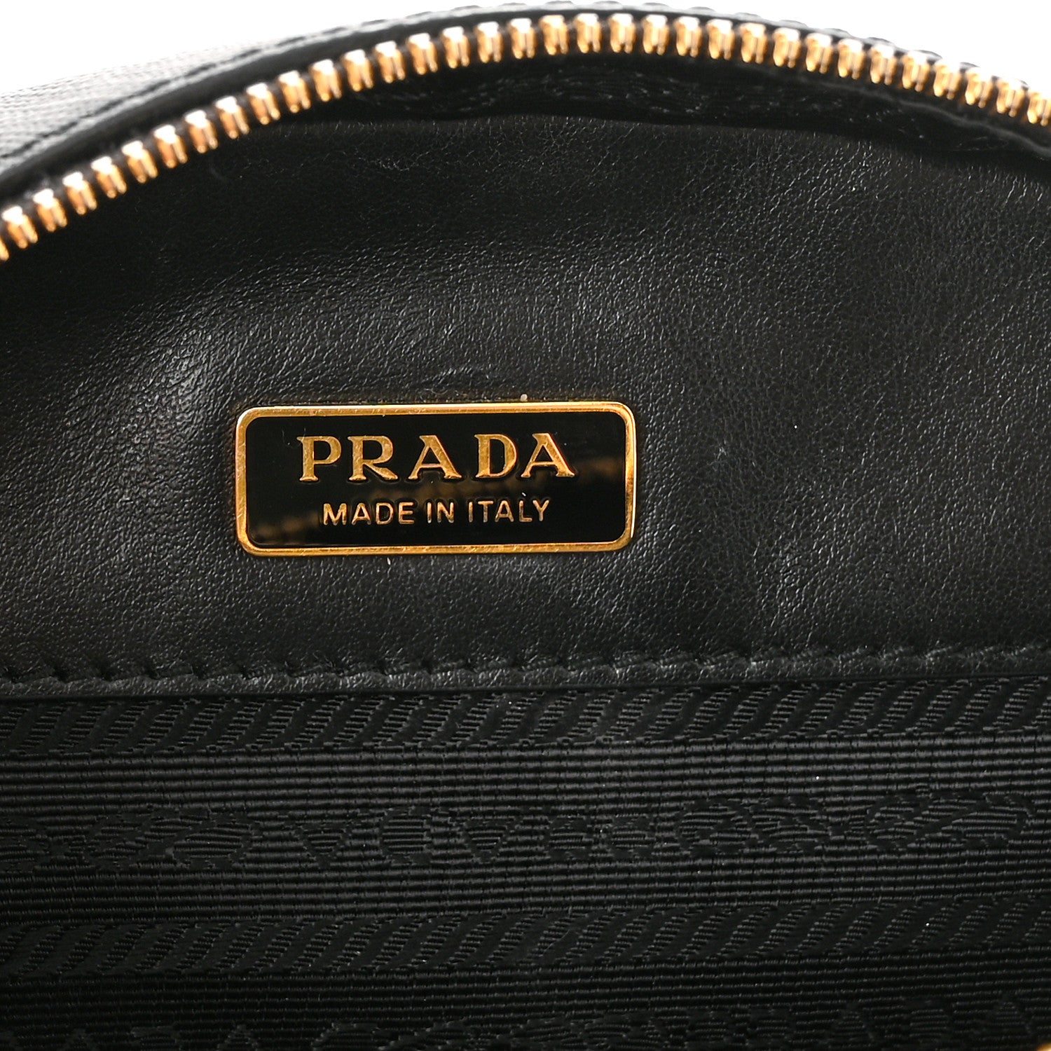 Prada Saffiano Lux Odette Belt Bag Black 7 of 12