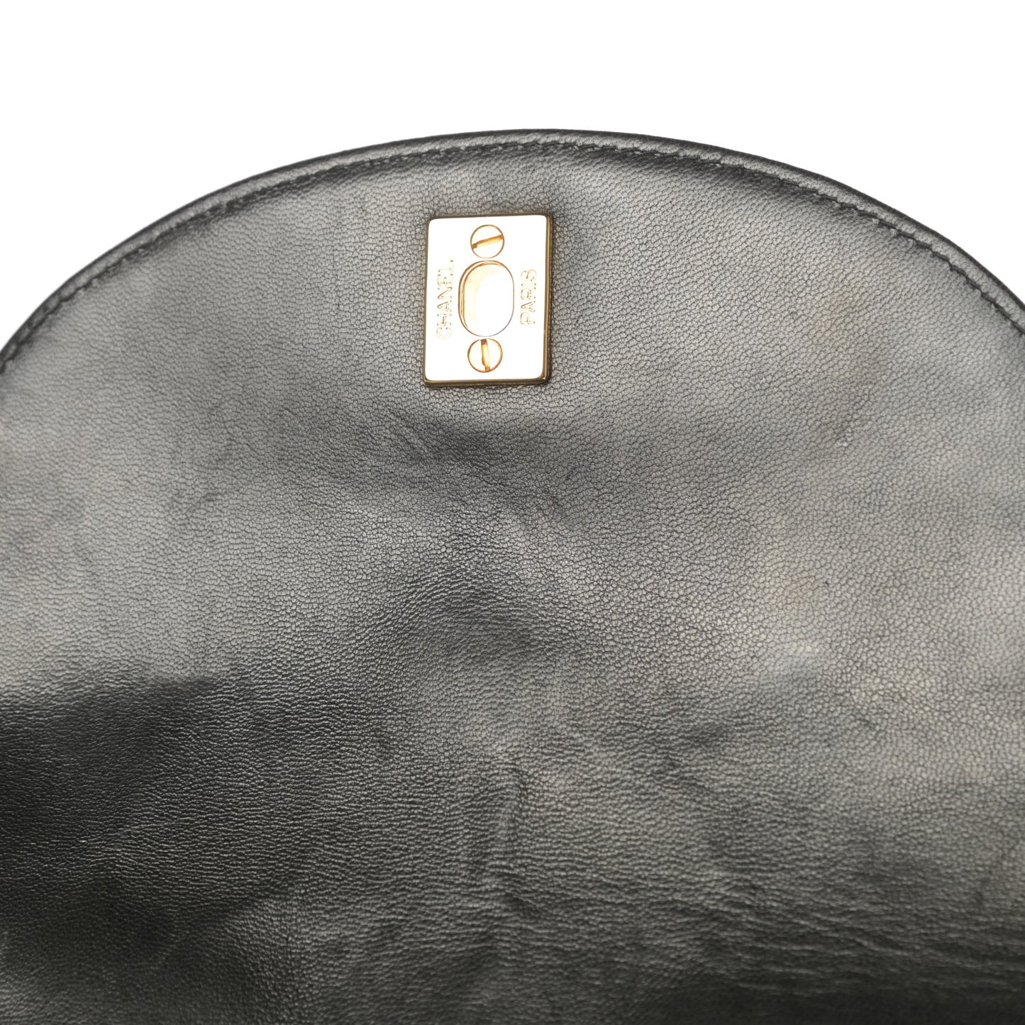 Lambskin Quilted Backpack Black