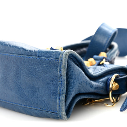 Balenciaga Agneau Giant 12 Gold Hardware Mini City Bleu Lazuli 12 of 13
