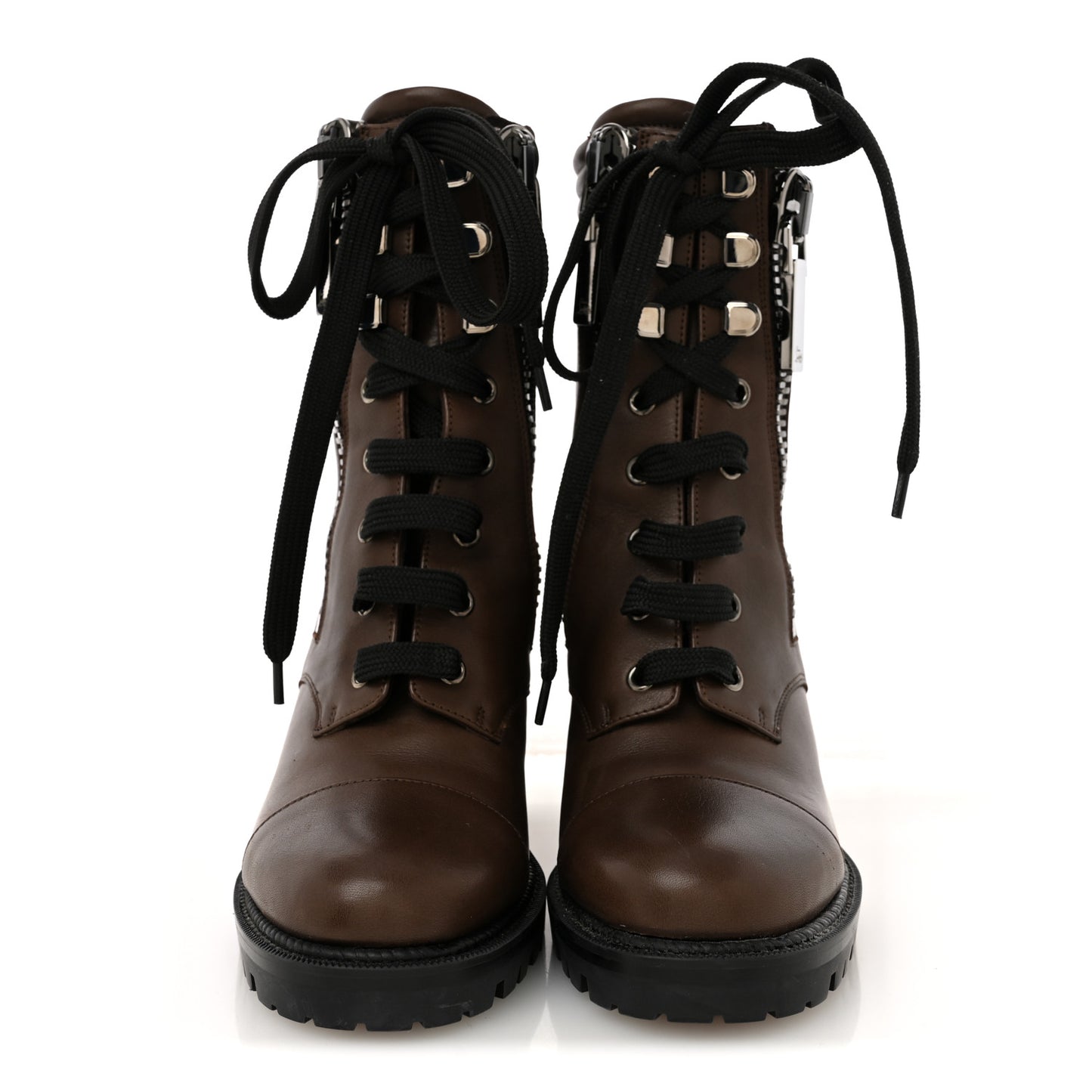 En Hiver Mixed Dual-Zip 70 Booties 35 Arabica