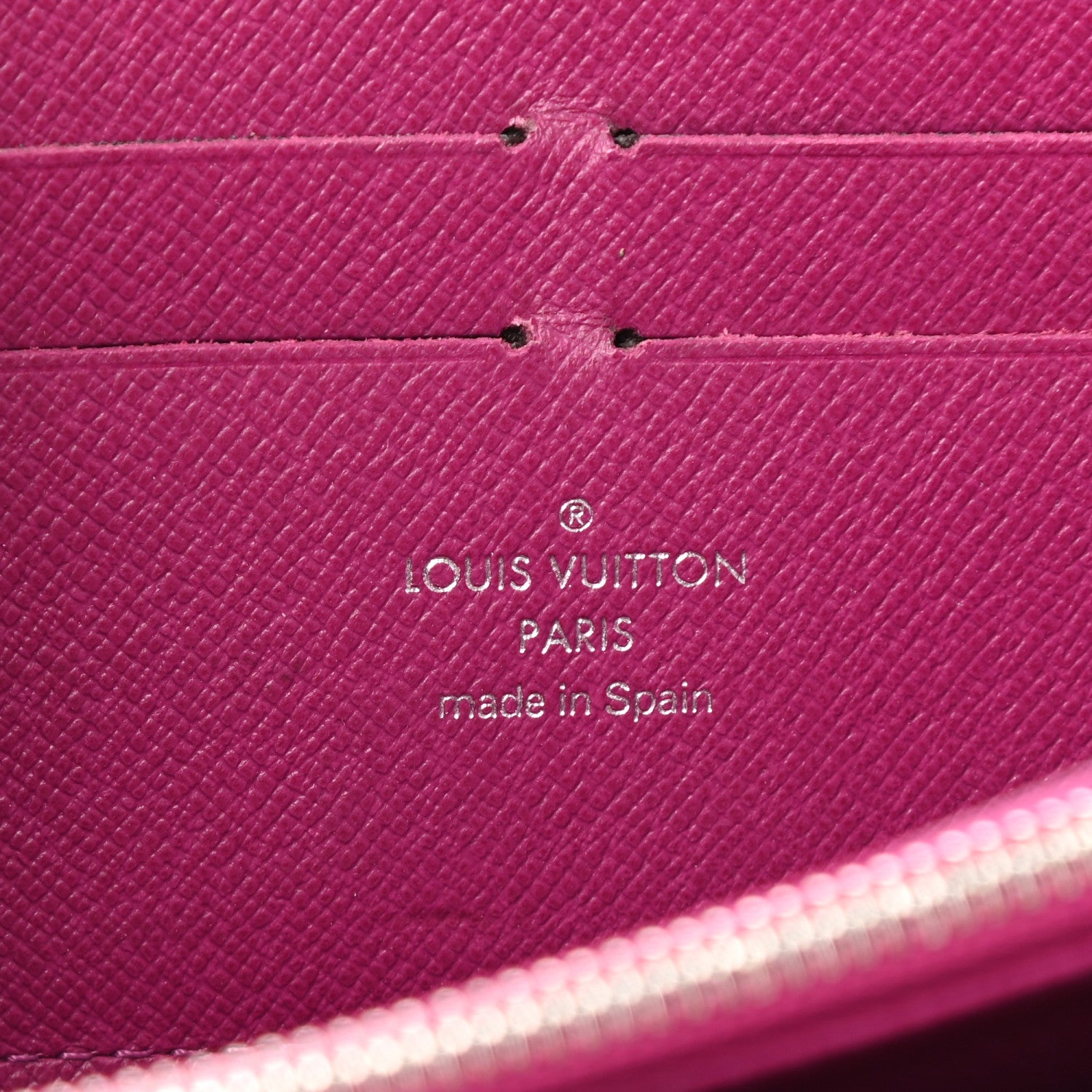 Louis Vuitton Epi Zippy Wallet Cassis 6 of 8