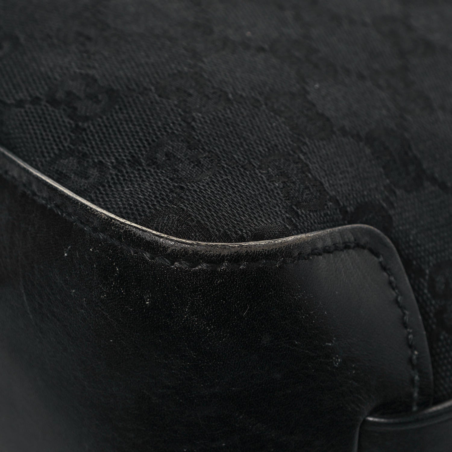 Gucci Monogram Small Bucket Tote Black 9 of 11