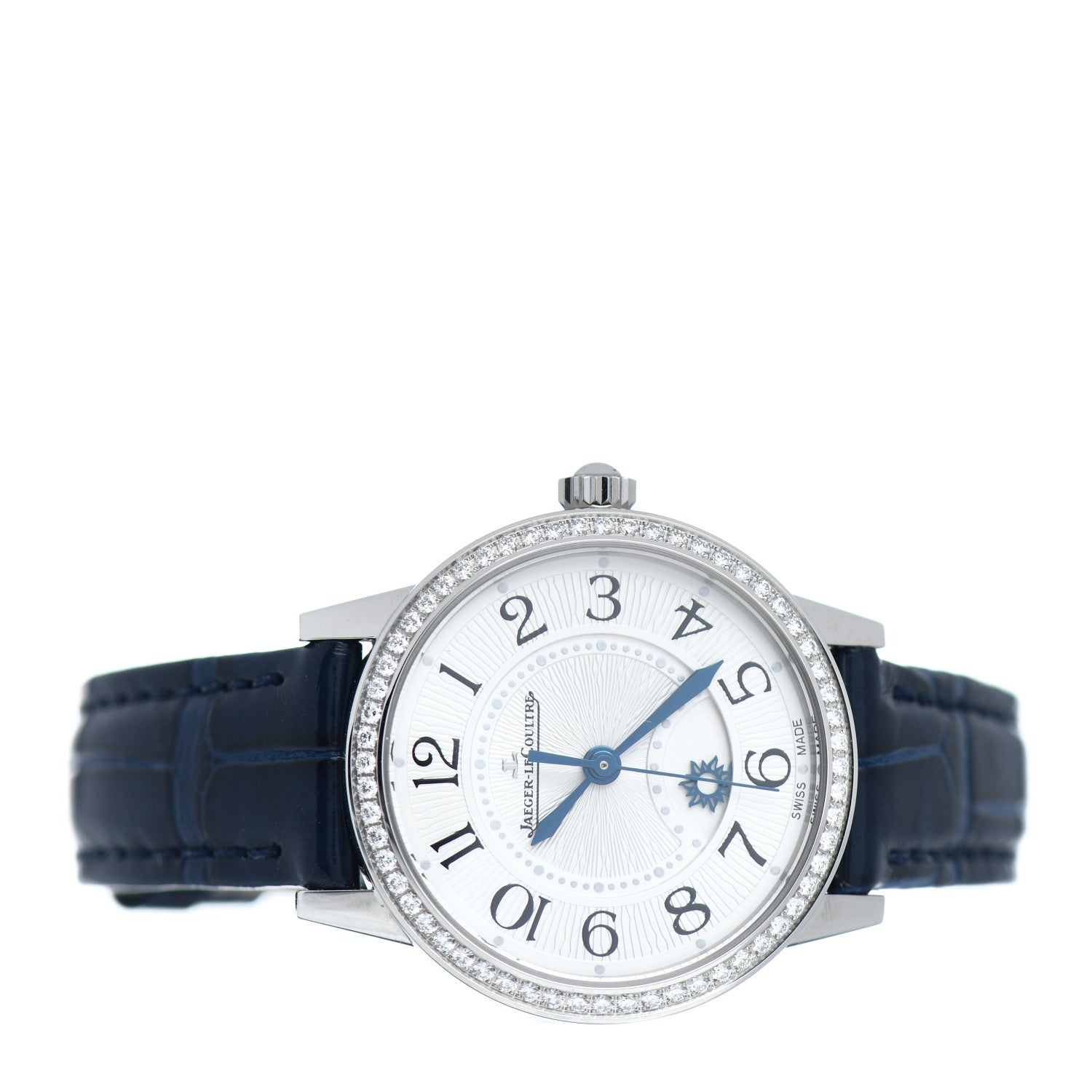 Jaeger-LeCoultre Stainless Steel Alligator Diamond Bezel 29mm Rendez-Vous Classic Day & Night Automatic Watch Q3468430 2 of 5