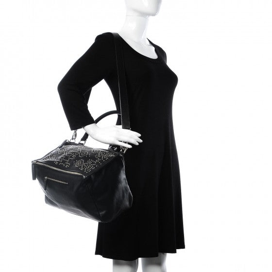 Givenchy Calfskin Studded Medium Pandora Black 2 of 7