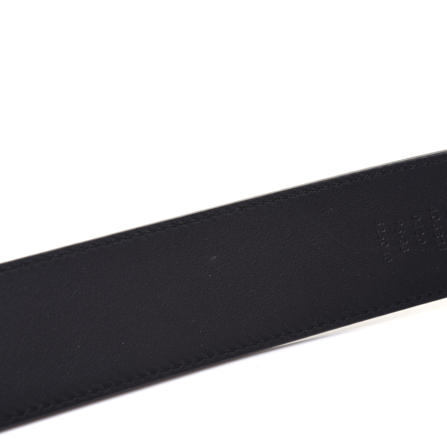 Gucci Textured Calfskin Double G 40mm Belt 95 38 Black 5 of 8
