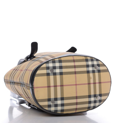 Burberry House Check Bucket Bag Black 4 of 14