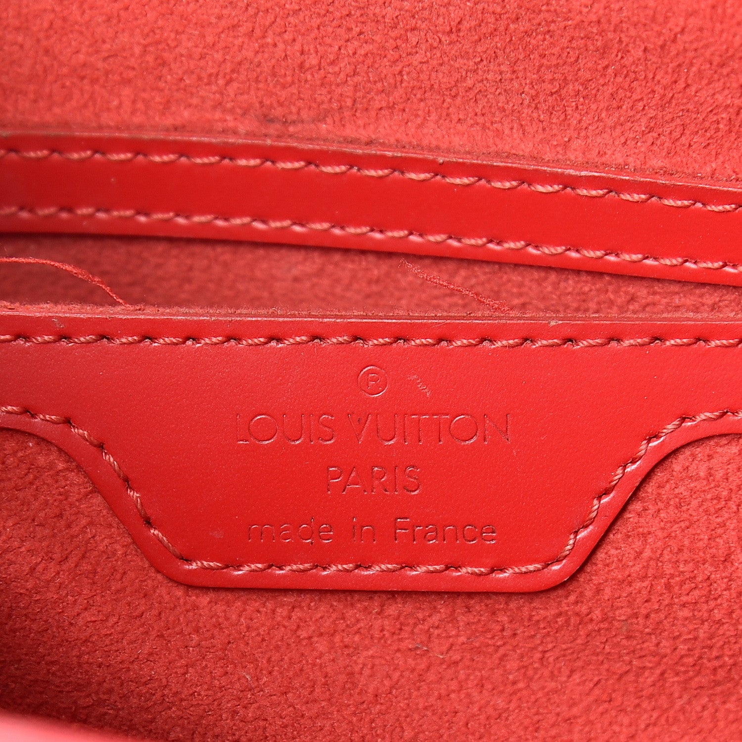 Louis Vuitton Epi Soufflot Castillan Red 6 of 27