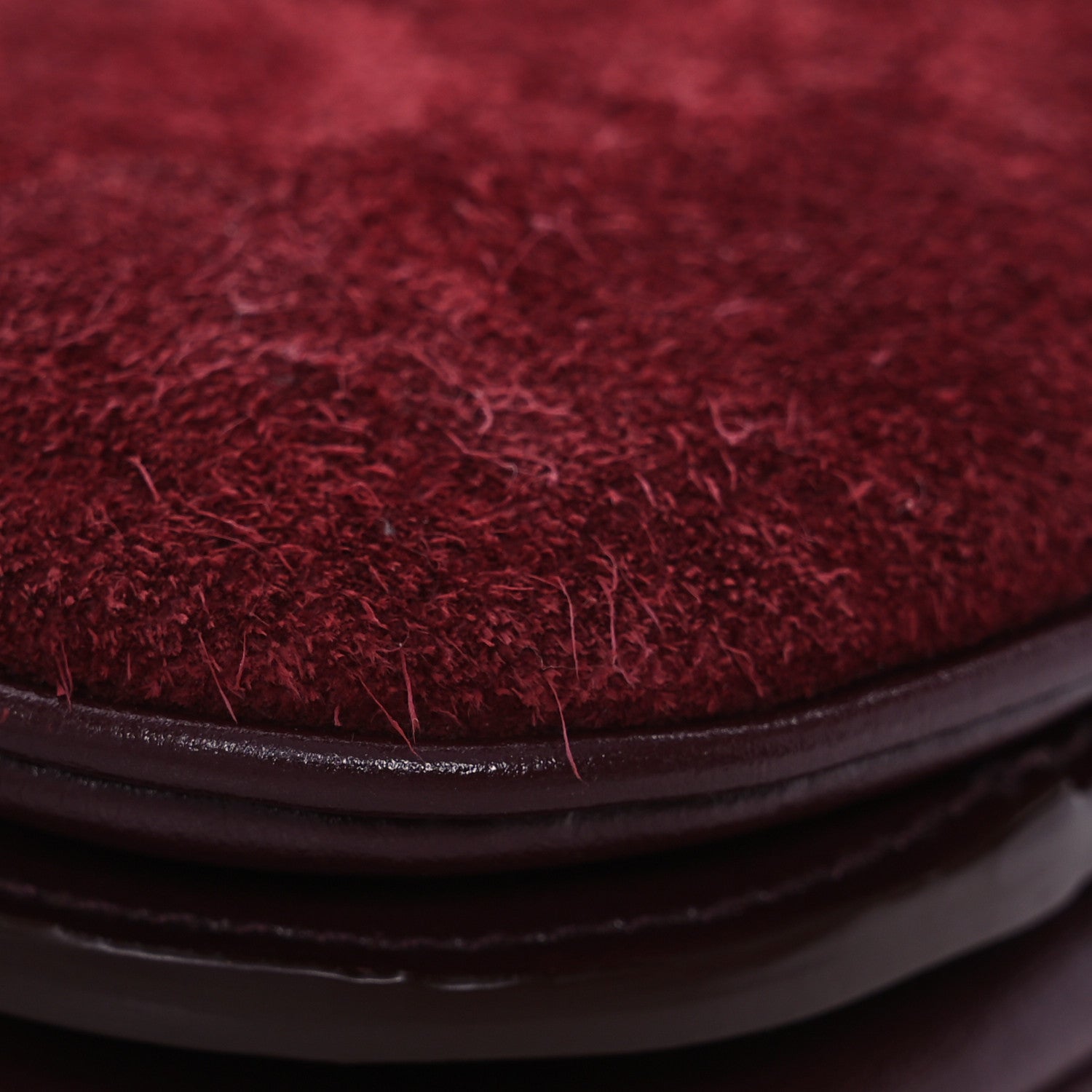 Saint Laurent Suede All-Over Monogram Crossbody Burgundy 12 of 13