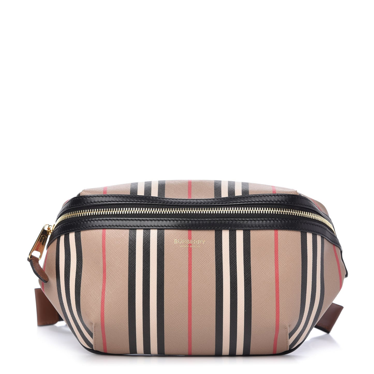 E-Canvas Icon Stripe Sonny Bum Bag Archive Beige
