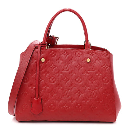 Louis Vuitton Empreinte Montaigne MM Cherry 1 of 12