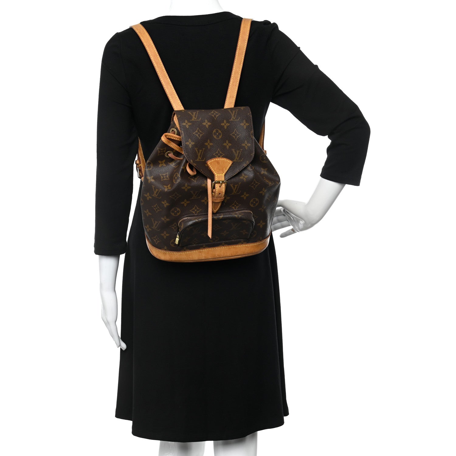 Louis Vuitton Monogram Montsouris MM Backpack 2 of 12