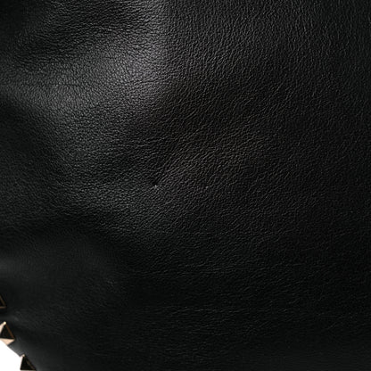 Valentino Garavani Vitello Rockstud Hobo Black 10 of 12