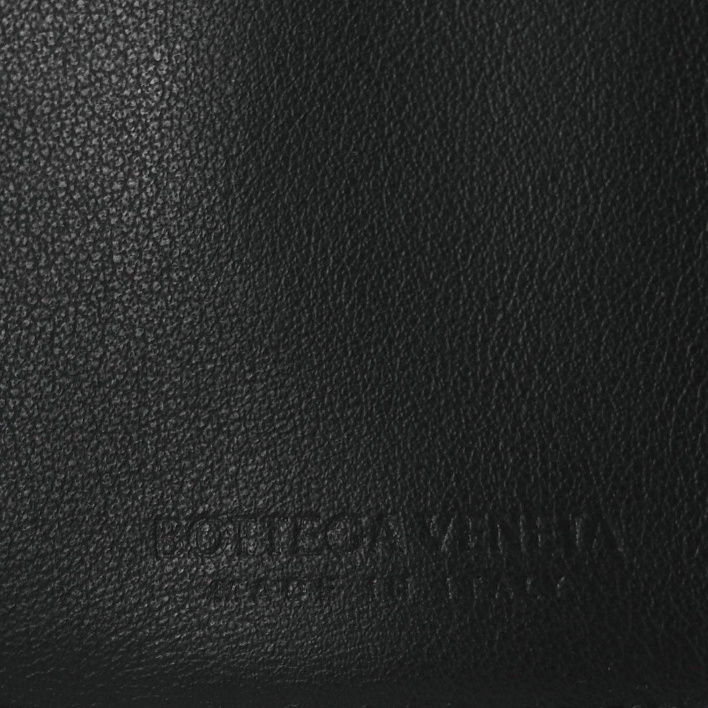 Nappa Maxi Intrecciato Tri-Fold Wallet Black