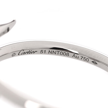 Cartier 18K White Gold Small Juste Un Clou Ring 51 5.75 4 of 6