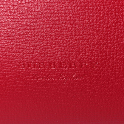 Burberry Haymarket Check Medium Reversible Tote Poppy Red 6 of 18