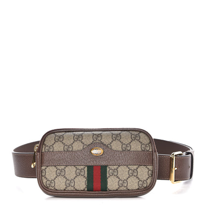 Gucci GG Supreme Monogram Ophidia Belted iPhone Case 95 38 Dark Brown 1 of 9