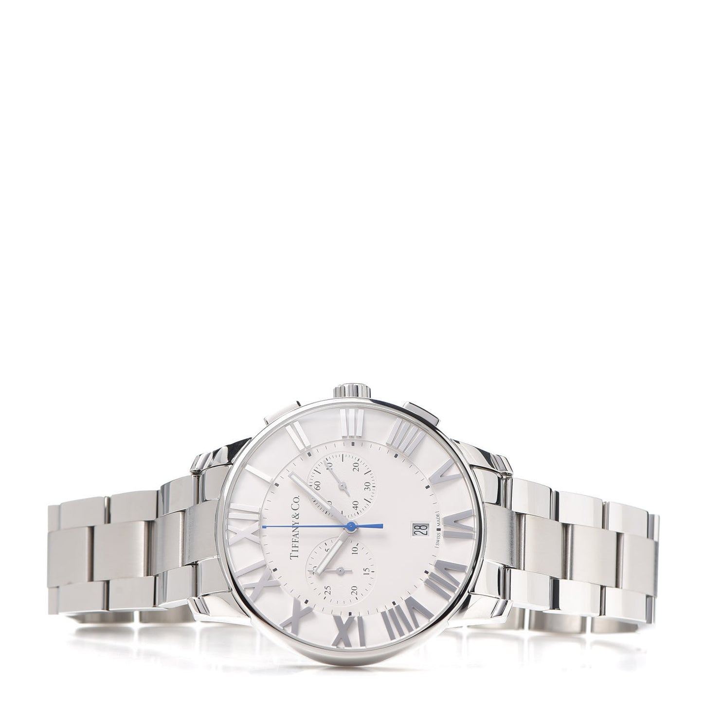 Stainless Steel 42mm Atlas Chronograph Quartz Watch