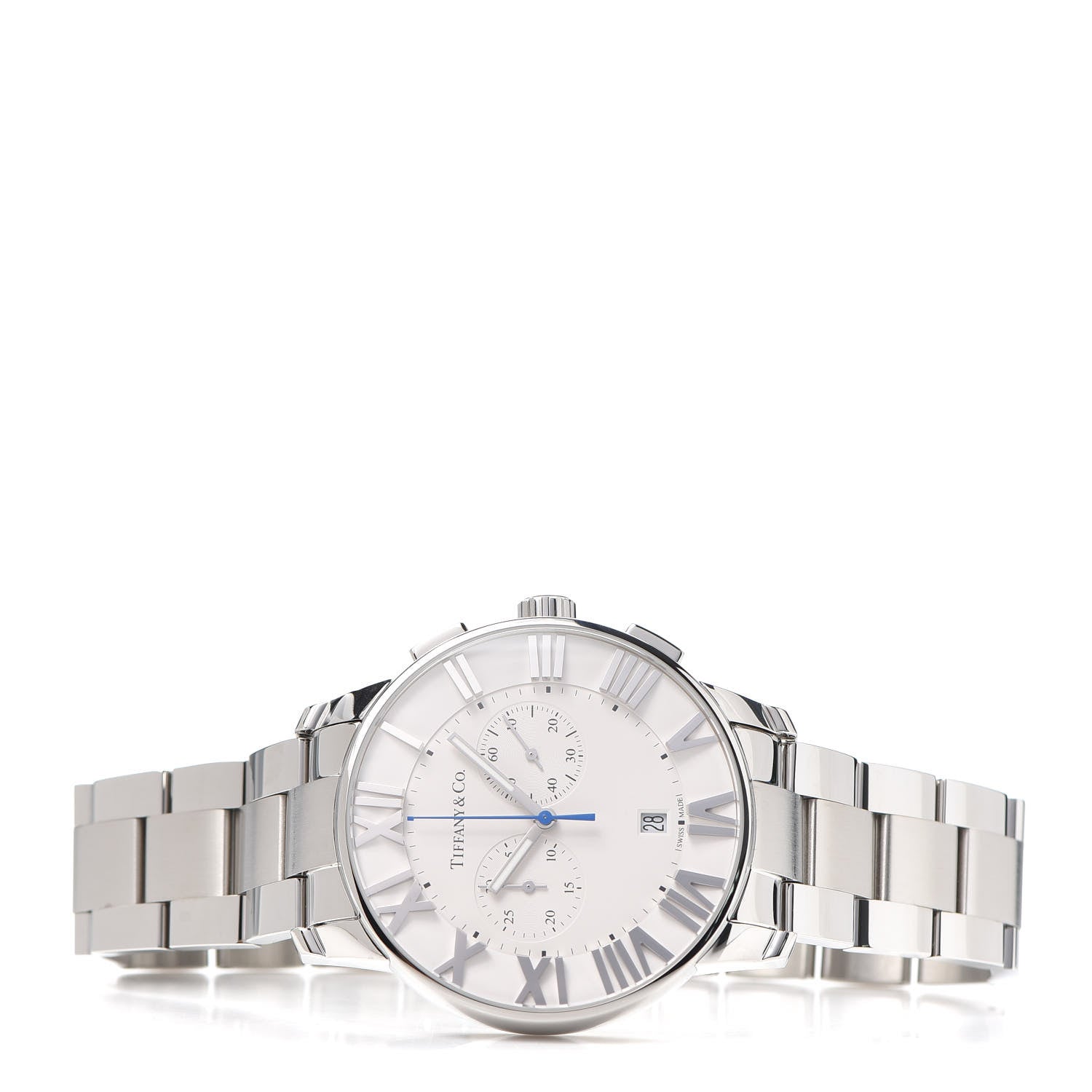 Tiffany Stainless Steel 42mm Atlas Chronograph Quartz Watch 2 of 6