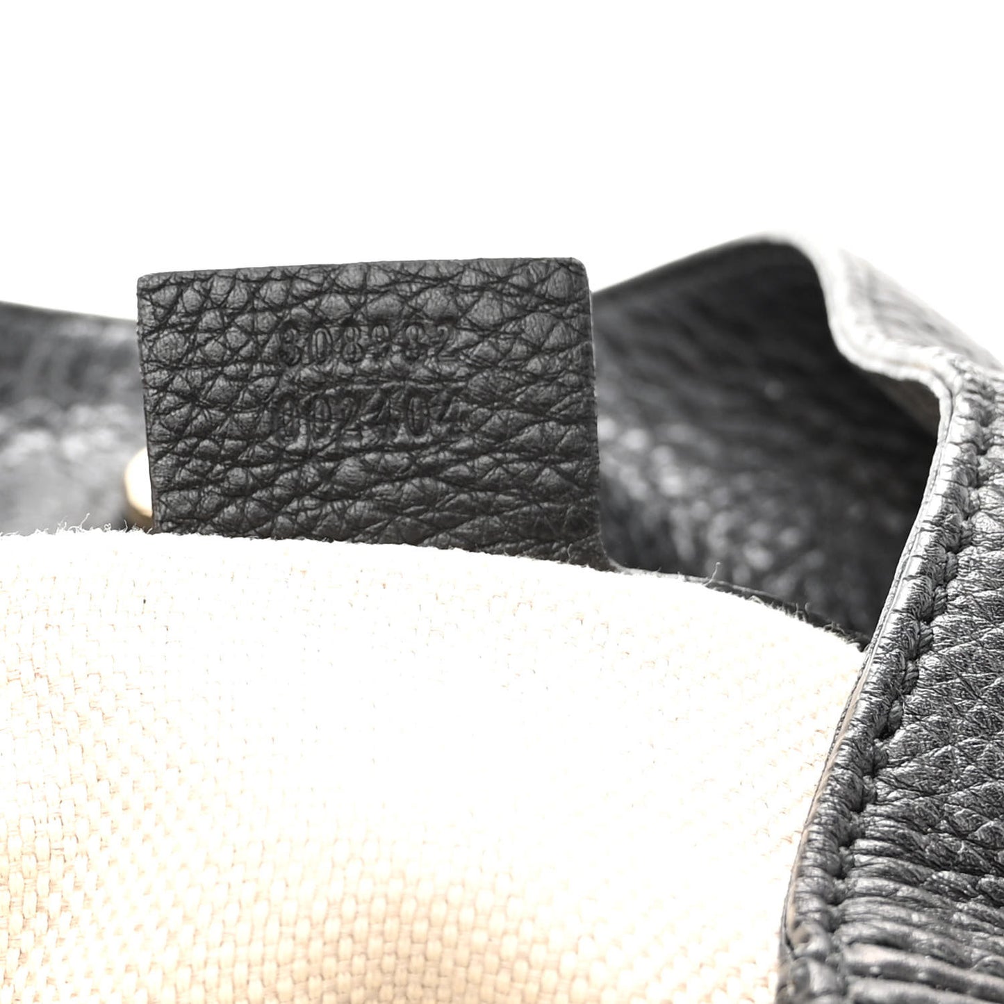 Pebbled Calfskin Medium Soho Chain Shoulder Bag Black