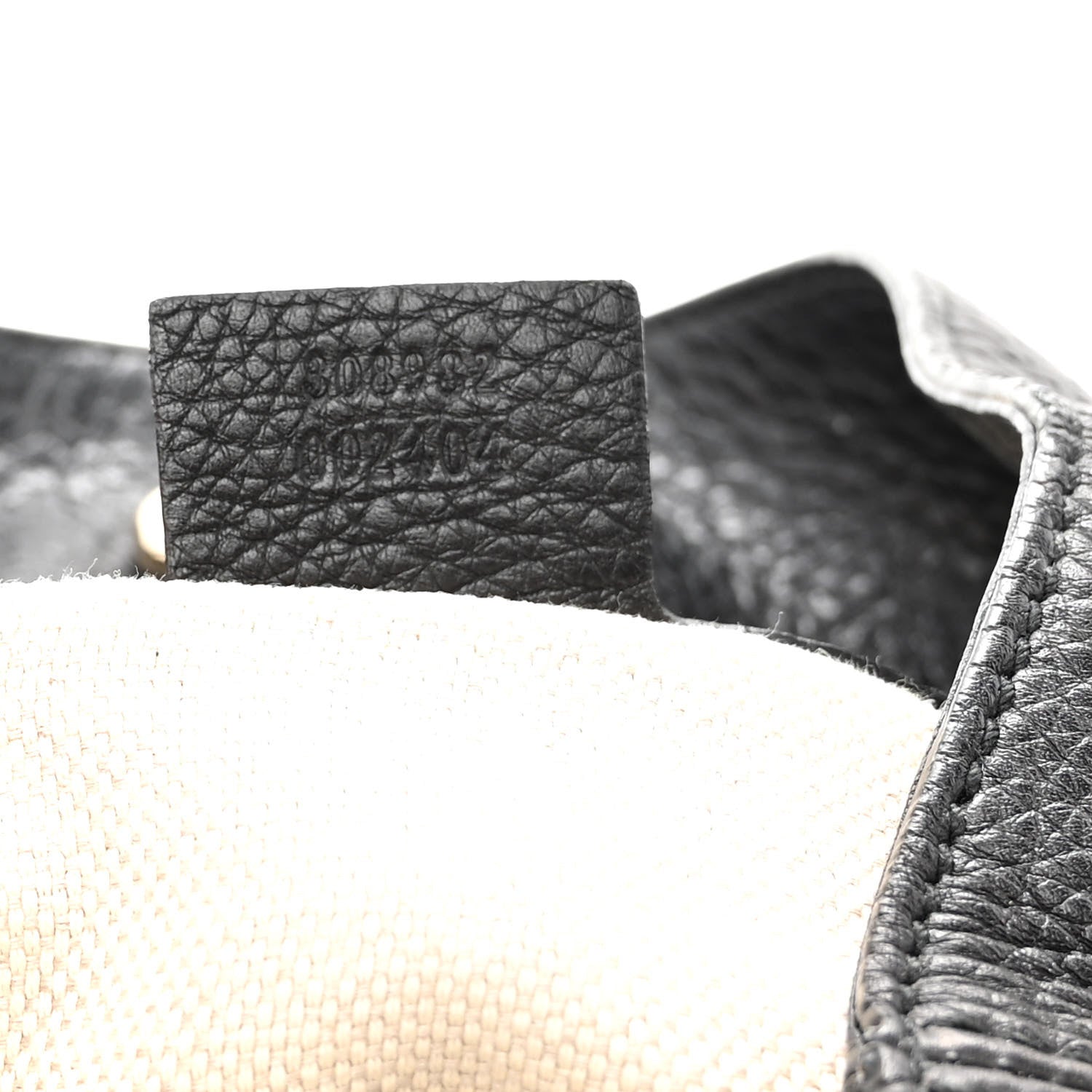 Gucci Pebbled Calfskin Medium Soho Chain Shoulder Bag Black 6 of 11