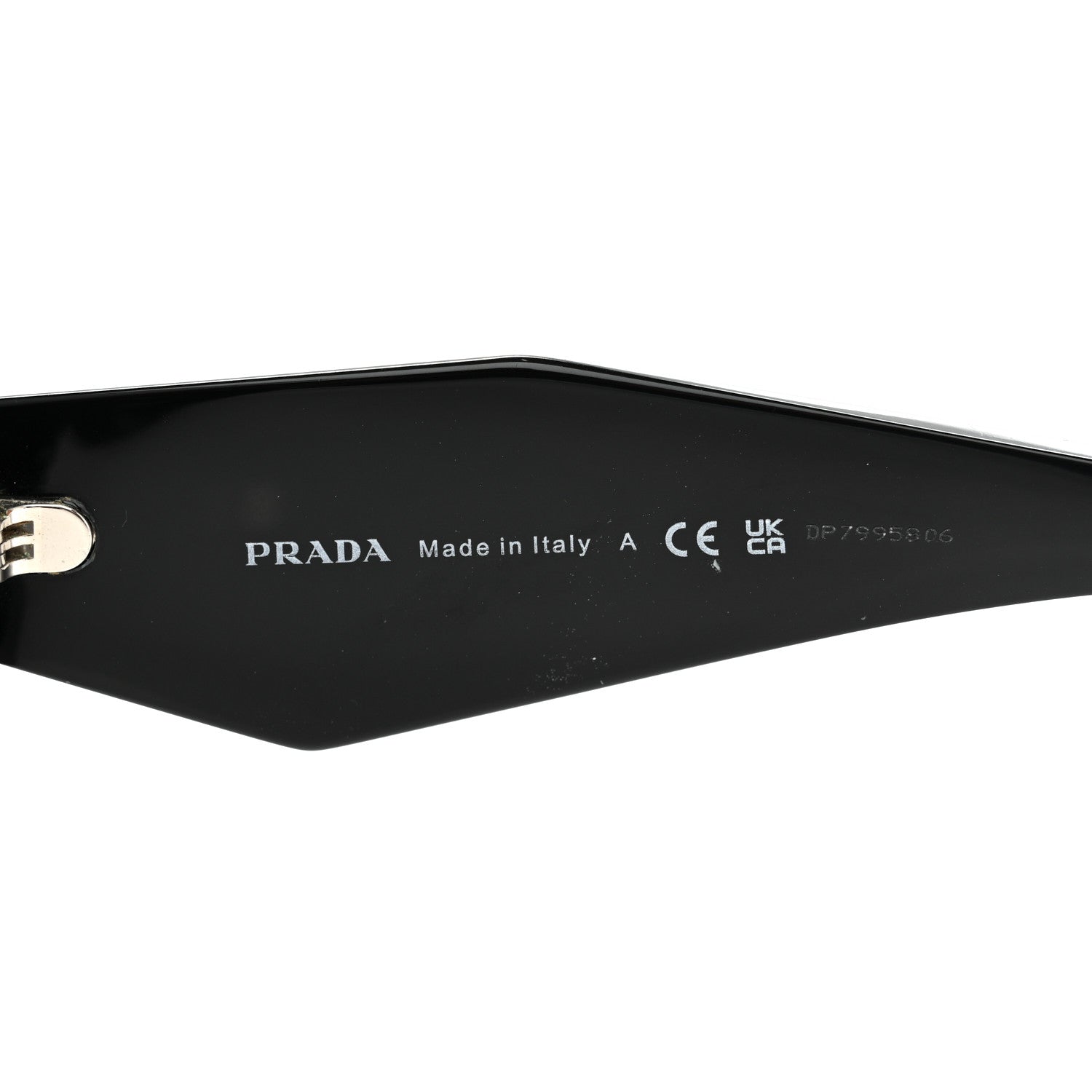 Prada Acetate Symbole Sunglasses SPR 17W Black 6 of 8