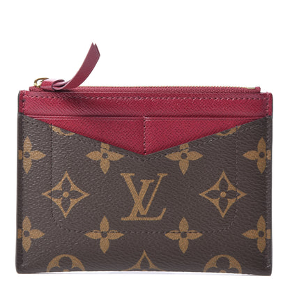 Louis Vuitton Monogram Zipped Card Holder Fuchsia 1 of 7